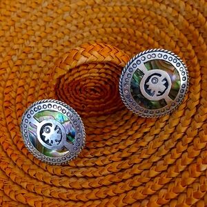 Vintage sterling silver cuff links